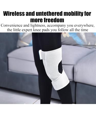 FoRes Heated Smart Knee Brace Full Wrap with 4 Vibration Modes & Temperature Control for Pain Relief | Black - Buy Online on GoSupps.com