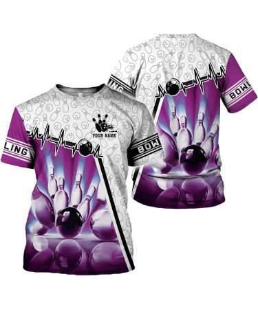 Custom Name American Bowling Shirt | Personalized 3D All Over Printed Men's Bowling Gift - Buy Online on GoSupps.com