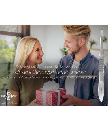 Buy Straight Eyebrow Tweezers - 8 cm 4 mm Plucking Width Stainless Steel Epilator for Precise Grooming | International Shipping - Buy Online on GoSupps.com