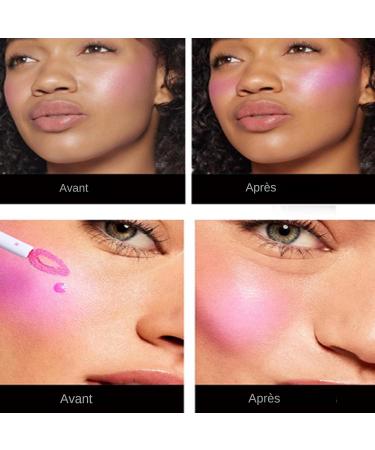 Liquid blush oil for cheeks liquid blush for cheeks | Color-changing lip balm temperature-resistant long-lasting lip care cosmetic for women - Buy Online on GoSupps.com