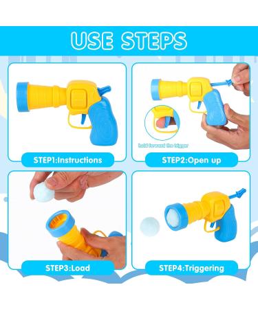 Jodsen Cat Toys Balls 50 Pcs Cat Pom Pom Balls & 1 Cat Toy Launcher Random Color Colorful Cat Balls Interactive Cat Toys with 50 Soft Cat Balls Plush Cat Ball Toy for Indoor Cats (50 Pcs) - Buy Online on GoSupps.com