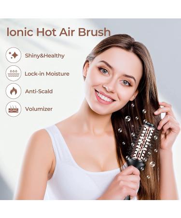 MiroPure Hot Air Brush: 4-in-1 One-Step Hair Dryer & Volumizer for Women | Upgraded Version with Leakage Protector and Round Design - Buy Online on GoSupps.com