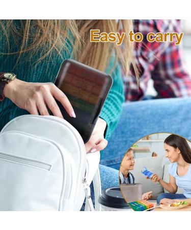 Buy MURRI&MURRDI Large 7-Day Pill Organizer Portable Moisture-Proof Case for Vitamins & Medications 28 Cells Multi-Colored Travel-Friendly Pill Box - Buy Online on GoSupps.com