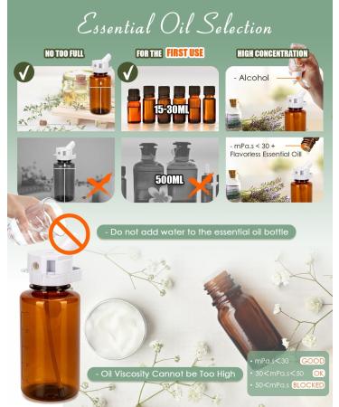MXMOONENANT Aroma Diffuser - Waterless Essential Oil Diffuser for Large Rooms | 300ml Capacity App Control Timer | Perfect for Hotels & Home - Buy Online on GoSupps.com