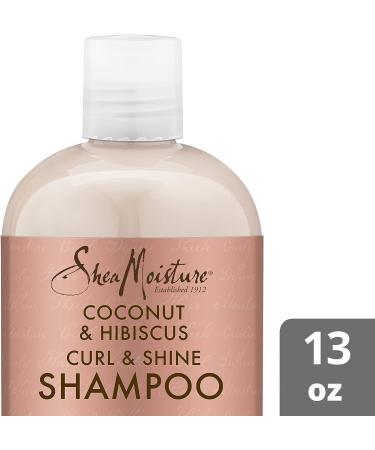 Shea Moisture Coconut & Hibiscus Curl & Shine Shampoo and Conditioner Set - 13 Fl Oz Each - Buy Online on GoSupps.com