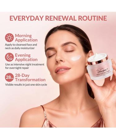 Repair & Renew Cream - Anti-Aging Face Moisturizer with Retinol, Ceramides, Peptides & Hyaluronic Acid - to Firm & Renew Skin for Wrinkles, Dryness & Sensitive Skin (Fragrance-Free) - Buy Online on GoSupps.com