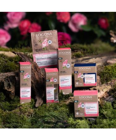 L'Or al Deutschland Logona Natural Cosmetics firming moisturizer for natural shine with vegan rose extract and collagen antiaging - Buy Online on GoSupps.com