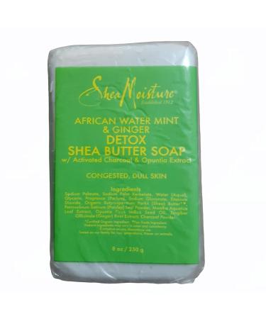 SheaMoisture African Water Mint Detox Shea Butter Bath Soap 8 oz - Sensitive Skin Formula - Buy Online on GoSupps.com