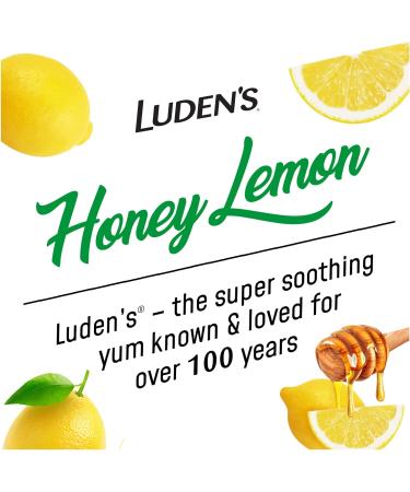 Ludens Honey Lemon Throat Drops - 6 Pack (25 Count Each) - Buy Online on GoSupps.com