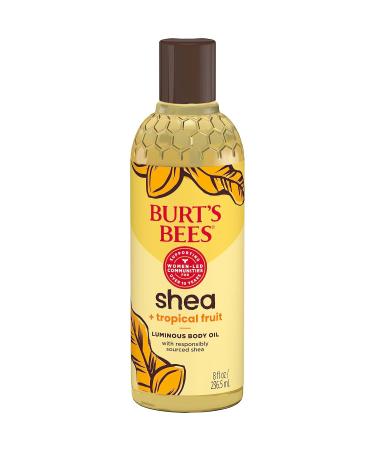 Burt's Bees Shea + Tropical Fruit Body Oil - Non-Greasy Antioxidant-Rich Skin Care | Perfect Christmas Stocking Stuffer (8 oz - Buy Online on GoSupps.com