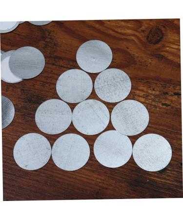 Beavorty 100pcs Circle Stickers Magnet Palette Metal Sticke Eyeshadow Case Pad Eye Shadow Tool Round 1 count (Pack of 1) As Shown - Buy Online on GoSupps.com