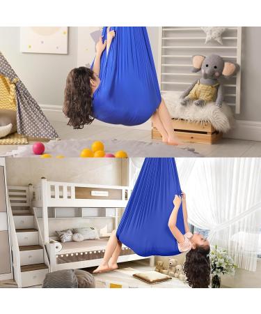 SSIMOO Stretchy Sensory Body SOX - Full-Body Calming Wrap for Autism & Anxiety Relief (150x280cm Blue) - Buy Online on GoSupps.com