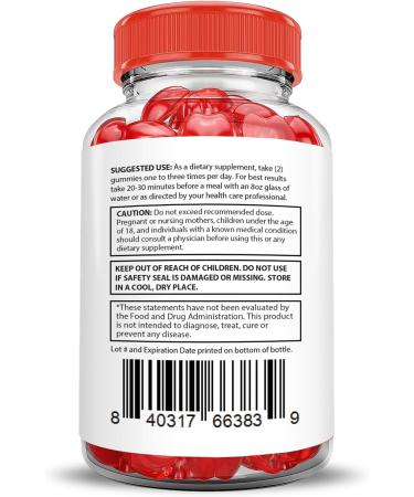 Ignite Keto ACV Gummies 1000MG - Vegan Apple Cider Vinegar with Pomegranate & Beet Juice - Non-GMO 60 Count | Advanced Keto Weight Loss - Buy Online on GoSupps.com