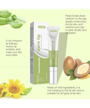 Lip Revitalizing Corrector Cream Hydrating Lip Balm with Tocotrienols Honey and Jojoba Oil for Nourishing Darker Lips Moisturizing Lip Treatment for Dryness 15g - Buy Online on GoSupps.com