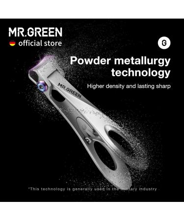 MR.GREEN Stainless Steel Nail Clippers - Wide Jaw Toenail & Fingernail Cutter | Durable Manicure Tools for Thick Nails - Buy Online on GoSupps.com