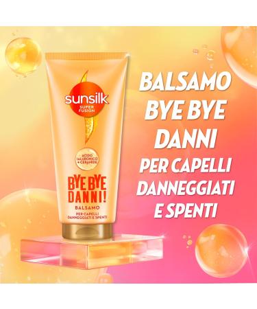  Sunsilk Sunsilk Bye Bye Conditioner for Damaged & Off Hair Super Fusion Formula with Hyaluronic Acid & Ceramic Nutritious Action Strengthening Moisturizing Brightening Moisturizer - 6 x 180ml Bottles - Buy Online on GoSupps.com
