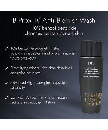 DCL Skincare B Prox Anti-Blemish Wash - 10% Benzoyl Peroxide Acne Treatment - 6.7 Fl Oz - Buy Online on GoSupps.com