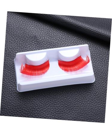 FRCOLOR Artificial eyelashes coloured eyelashes lecerent eyelashes thick eyelashes marior lashes artificial long false eyelashes party eyelashes - Buy Online on GoSupps.com