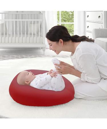 Baby Lounger Cover - Removable Slipcover for Infant Floor Seat - Newborn Essentials - Fits Boys and Girls - Chili Oil - Buy Online on GoSupps.com