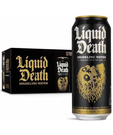 Tallboys Liquid Death Sparkling Water 500 ml 12 pieces