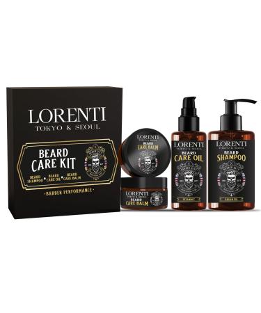Beard Care Kit | Beard Shampoo Balm and Oil | Nourishes Beards Softens and Shines (Beard Care Kit)