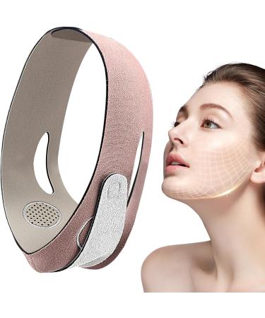 Face Toning Belts - Breathable Elastic Face Tape | V Lines Face Lifting Strap Hook and Loop Chin and Cheek Lifting Bandage for V Face Lift Pink - Buy Online on GoSupps.com