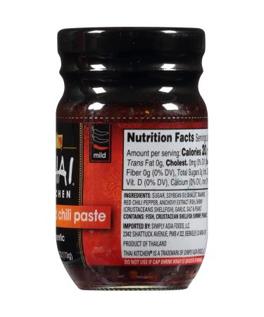 Thai Kitchen Roasted Red Chili Paste - 4 Oz (Pack of 6) | Authentic Flavor for Cooking - Buy Online on GoSupps.com