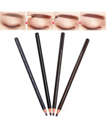 Sonew 4 Different Colors Eyebrow Pencils Sweatproof and Waterproof Eyebrow Pencil Can Draw Tiny Eyebrows and Fill in Areas - Buy Online on GoSupps.com