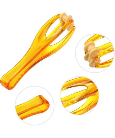 VOCOSTE Hand Finger Massager - Double Trigger Point Relief | ABS Orange - International Shipping Available - Buy Online on GoSupps.com