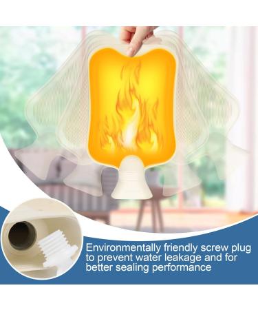 Selftek Foot Warmer Without Electricity | 2L Hot Water Bottle for Feet | Super Soft & Warm Heating Bottle | Ideal for Adults | Gray 35.5 x 30.5 cm - Buy Online on GoSupps.com