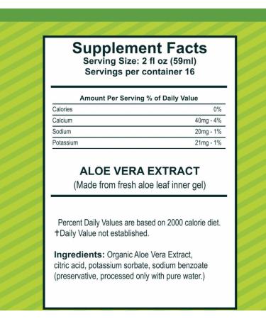Bella All Natural Pure Aloe Vera Juice 32 Oz - Antioxidant & Rehydration Drink - Buy Online on GoSupps.com