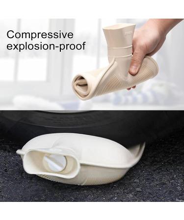 Olivialiving 2L Hot Water Bottle for Pain Relief | Heating & Cooling with Cartoon Owl Knitting Cover - Best Heat Cold Therapy - Buy Online on GoSupps.com