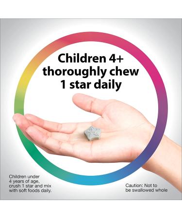 Rainbow Light Kid's One MultiStars Multivitamin - 90 Fruit Punch Tablets - Buy Online on GoSupps.com