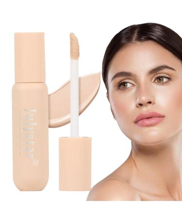 Liquid Concealer for Dry Skin | Natural Matte Finish Makeup - High Concealer Beauty Make Up For Dating Camping Travel Renywosi