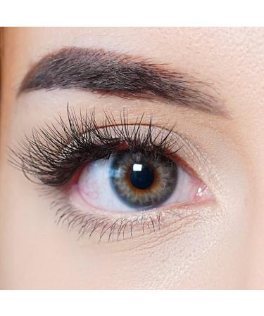 Contact lenses colored without strength blue |Colored annual lenses |Soft lenses soft hydrogel |2 pieces of color lenses + lentil containers |0.0 diopters |natural colors |Charmiga Gleam Blue