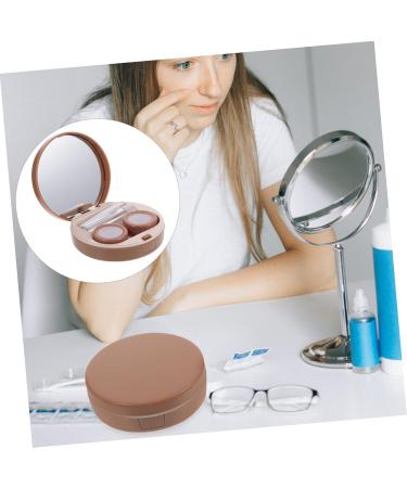 Buy Healvian Portable Contact Lens Case with Mirror & Tweezers | Cute Travel Tool Set for Eye Care - Best for Outdoors & Everyday Use - Buy Online on GoSupps.com