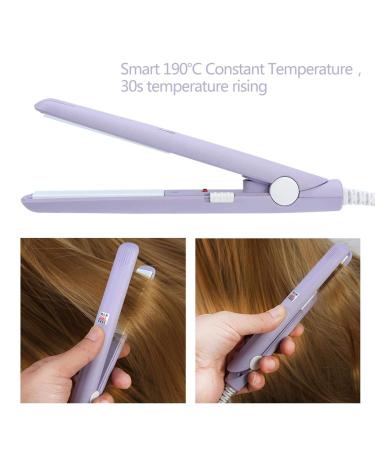 Mini Hair Straightener & Curler | 2 in 1 Ceramic Tourmaline Flat Iron - 4 Colors for All Hair Types - Buy Online on GoSupps.com