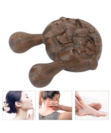 Buy Verdant Touch Sandalwood Wide Tooth Massage Comb Portable Tiger Shape Wooden Massager for Face & Body | International Shipping Available - Buy Online on GoSupps.com