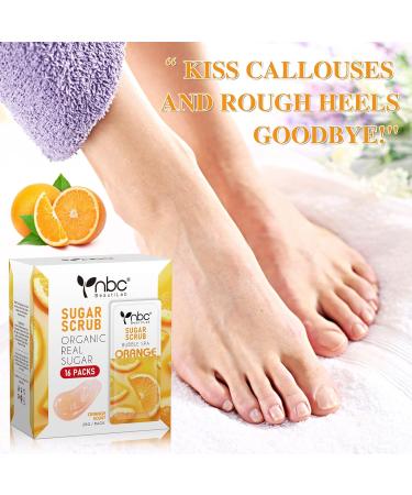 Professional Orange Foot Exfoliating Scrub Gel - 16 Packs | Pedicure Supplies for Exfoliation and Foot Care - Buy Online on GoSupps.com