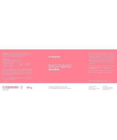 Tri.balance Basenbad - Natural Bathing Salt 675g | pH 8.5-9.5 | Marine Calcium Algae for Skin Care | International Shipping - Buy Online on GoSupps.com