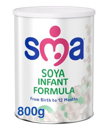 SMA Soya Infant Baby Milk Formula From Birth 800g (Pack Of 1)