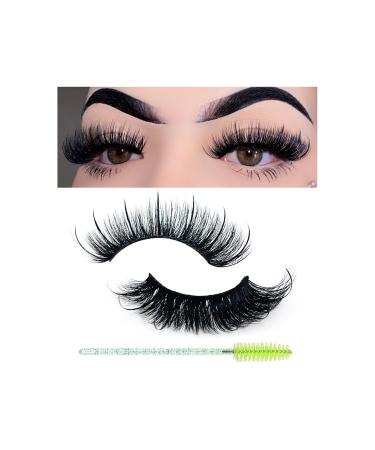 Miss Kiss Spikes Lashes Wet Set Natural Look Eye Lash Spiky Cat Eye Lash Classic Extension Eyelashes Wispy False Faux Mink Manga Eyelashes 1 Pair 14 MM Sassy