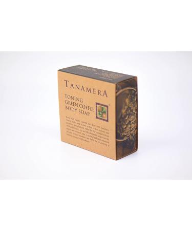 Tanamera Green Coffee Body Soap 100g Tone loose and flabby skin Slimming Bath Soap for thighs buttocks and stomach With Peeling Effect Herbal Ingredients Vegan No Animal Testing - Buy Online on GoSupps.com