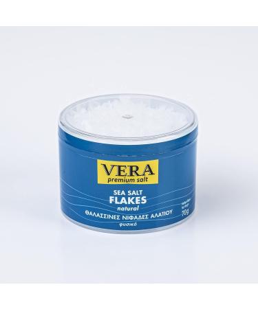 Organic Natural Sea Salt Flakes from Cyprus 100 % Natural Product 70g Vera Premium Salt Gourmet Salt Crystal Flakes Kosher Certified - Buy Online on GoSupps.com