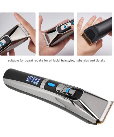 Yosoo Electric Hair Trimmer & Clippers - Rechargeable Low Noise High Accuracy for Men's Hairstyles (Black - Buy Online on GoSupps.com