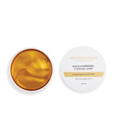 Revolution Skincare London Gold Eye Hydrogel Patches - Hydrating Eye Patches with Colloidal Gold - 60 pcs for Brighter Eyes - Buy Online on GoSupps.com