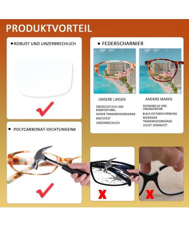 Cojwis 4 Pack Women's Reading Glasses - Stylish Multi-Colored Readers with HD Clear Lens (3 Colors 2.50x) - International Shipping Available - Buy Online on GoSupps.com