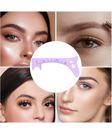 lyanny Eyebrow ruler eyebrow template eyebrow templates for women eyebrow shape ruler quick eye makeup tool reusable eye makeup aid for women and lilac - Buy Online on GoSupps.com