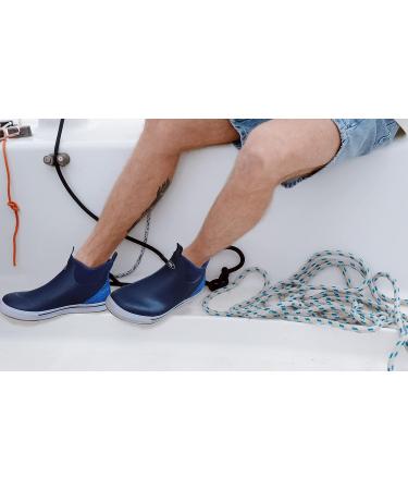 WTW Unisex Waterproof Rain Boots - Rubber Fishing Deck Shoes 11W/9M Navy - Buy Online on GoSupps.com