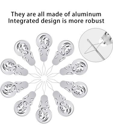 200pc Aluminum Needle Threader Set for Hand and Machine Sewing - 45mm Sizes - Silver Tone Wire Loop - Ideal for Embroidery and DIY Crafts - Buy Online on GoSupps.com